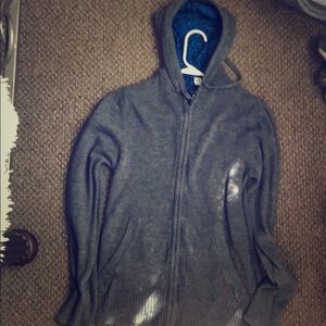 DIVIDED Wool-Blend Zip-Up Hoodie